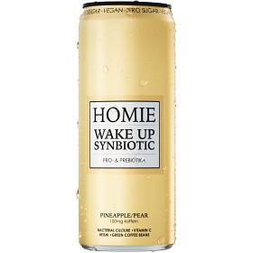 Bild på Homie Wake Up Synbiotic Pineapple/Pear 33cl