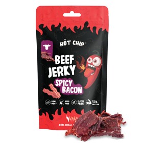 Bild på Hot Chip Beef Jerky Spicy Bacon 25g