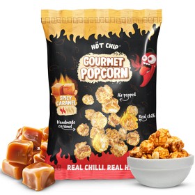 Bild på Hot Chip Gourmet Popcorn Spicy Caramel 120g