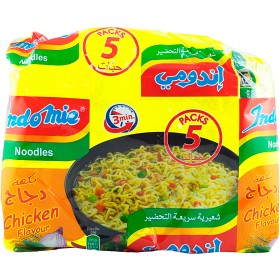Bild på Indomie Noodles Chicken Flavour 5x75g