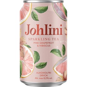 Bild på Johlini Sparkling Tea Röd Grapegrukt & Hibiskus 33cl