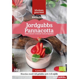 Bild på Khoisan Gourmet Jordgubb Pannacotta 38g