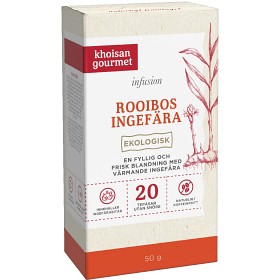 Bild på Khoisan Gourmet Rooibos Ingefära 20 tepåsar