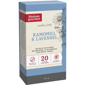 Bild på Khoisan Gourmet Rooibos örtte Kamomill & Lavendel 20 tepåsar