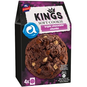 Bild på Kings Soft Cookies Triple Chocolate 160g