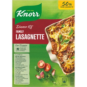 Bild på Knorr Lasagnette Middagskit Familjepack 6p/335g