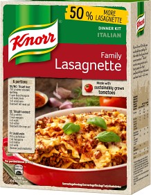Bild på Knorr Middags-kit Familjepack Lasagnette 6 p / 363 g