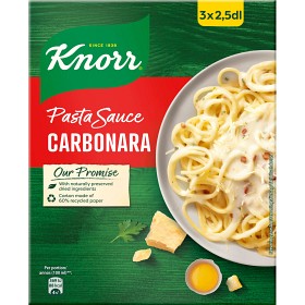 Bild på Knorr Pastasås Carbonara 3x2,5dl
