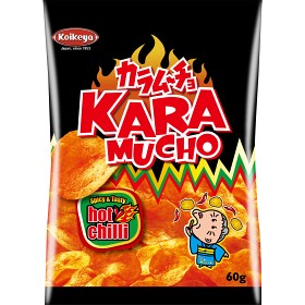 Bild på Koikeya Karamucho Chips Hot Chilli Flat 60g