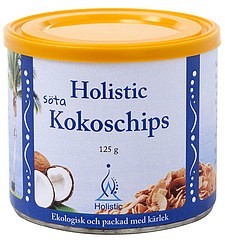 Bild på Holistic söta kokoschips 125 g