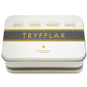 Bild på Konfektyrfabriken i Hälsingborg Grå Tryffelkollektion 400g