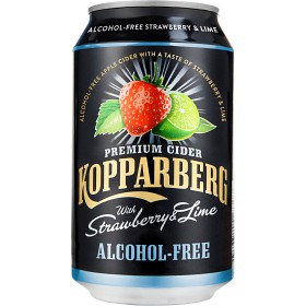 Bild på Kopparberg Strawberry&Lime Alkoholfri 33cl