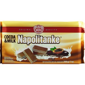 Bild på Kras Napolitanke Wafers Cacao & Milk 200g