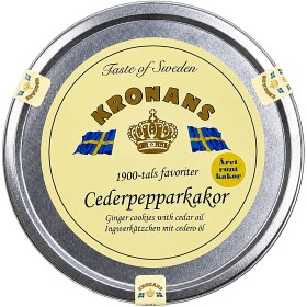 Bild på Kronans Cederpepparkakor Burk 500g