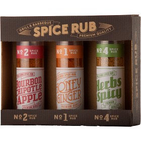 Bild på Kryddhuset Spice Rub Giftset 3-pack