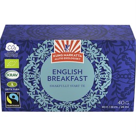 Bild på Kung Markatta English Breakfast 20 tepåsar