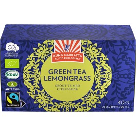 Bild på Kung Markatta Green Tea Lemongrass 20-påsar