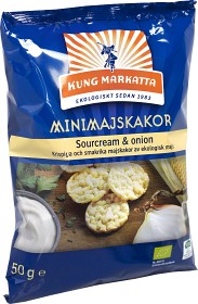 Bild på Kung Markatta Minimajskakor Sourcream & Onion 50 g