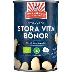 Bild på Kung Markatta Stora Vita Bönor på Burk 400g