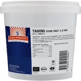 Bild på Kung Markatta Tahini utan salt KRAV 1,5 kg