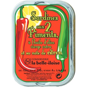 Bild på La Belle-Iloise Sardiner Chili & Citron 115g