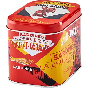 Bild på La Belle-Iloise Saint-Georges Sardiner i Olivolja Presentask 4x115g