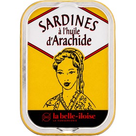 Bild på La Belle-Iloise Sardiner i Jordnötsolja 115g