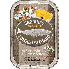 Bild på La Belle-Iloise Sardiner i Kärnat Smör med Bovete att Servera Varma 115g