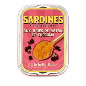 Bild på La Belle-Iloise Sardiner med Gurkmeja & Batakpeppar 115g