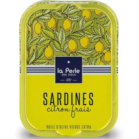 Bild på La Perle des Dieux Sardiner i Extra Jungfruolivolja & Citron 115g