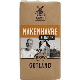 Bild på Labans Kvarn Nakenhavreflingor Krav 750g