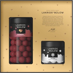 Bild på Lakrids by Bülow Black Box Reg/Small Crispy Raspberry & Frozen Mint 420g