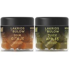 Bild på Lakrids by Bülow Lakrids Lovers Real Fruity Liquorice - Sour Citrus & Juicy Apples 2x150g