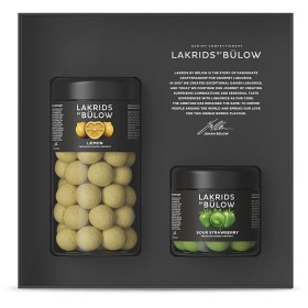 Bild på Lakrids by Bülow Summer Black Box Regular/Small Læmon & Sour Strawberry 420g