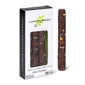 Bild på Lakritsfabriken Liquorice Sticks Chili Flakes 3 st