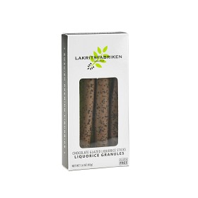 Bild på Lakritsfabriken i Ramlösa Liquorice Sticks Milk Chocolate & Granules 45g