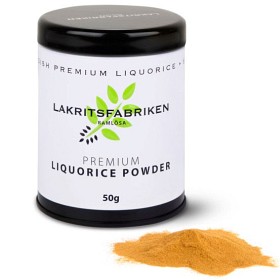 Bild på Lakritsfabriken Premium Liquorice Powder 50 g