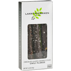 Bild på Lakritsfabriken Liquorice Sticks Dark Chocolate & Chili 45g