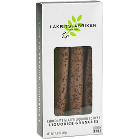 Bild på Lakritsfabriken Liquorice Sticks Milk Chocolate & Granules 45g