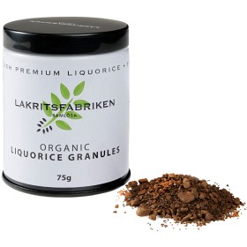 Bild på Lakritsfabriken Organic Premium Liquorice Granules 75g