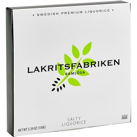 Bild på Lakritsfabriken Premium Liquorice Salty 150g