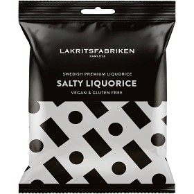 Bild på Lakritsfabriken Premium White Salty Liquorice 100g