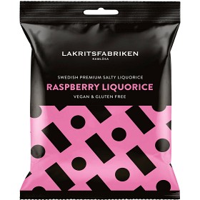 Bild på Lakritsfabriken Premium White Salty Raspberry Liquorice 100g