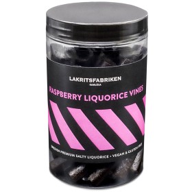 Bild på Lakritsfabriken Raspberry Liquorice Vines 300g