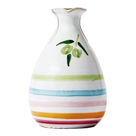 Bild på Lamantea Extra Virgin Olivolja Handgjord Keramikflaska Multicolor 250ml