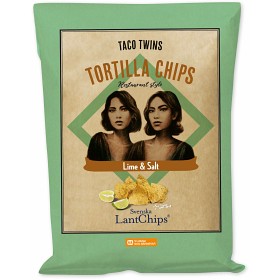 Bild på Lantchips Taco Twins Tortillachips Lime & Salt 120g