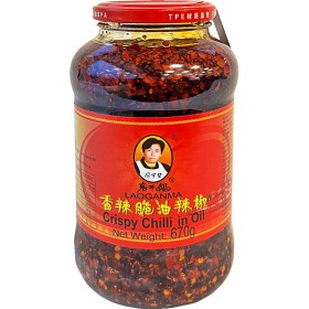 Bild på Lao Gan Ma Crispy Chilli in Oil 670g