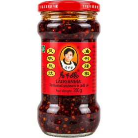 Bild på Lao Gan Ma Fermenterade Sojabönor i Chiliolja 280g