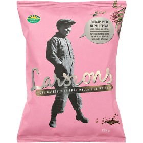 Bild på Larssons Chips Potatis med Nepalpeppar 125g