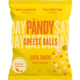 Bild på Pändy Lentil Snacks Cheese Balls 50 g